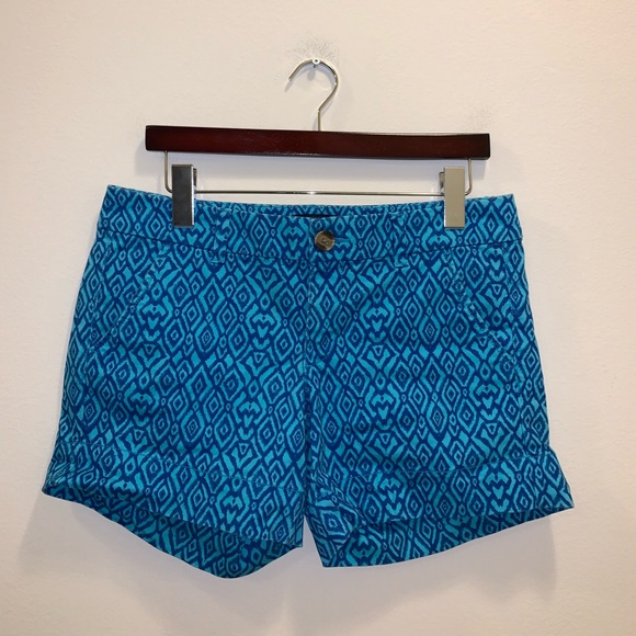 American Eagle Midi Stretch Blue Shorts size 6 - Picture 2 of 11